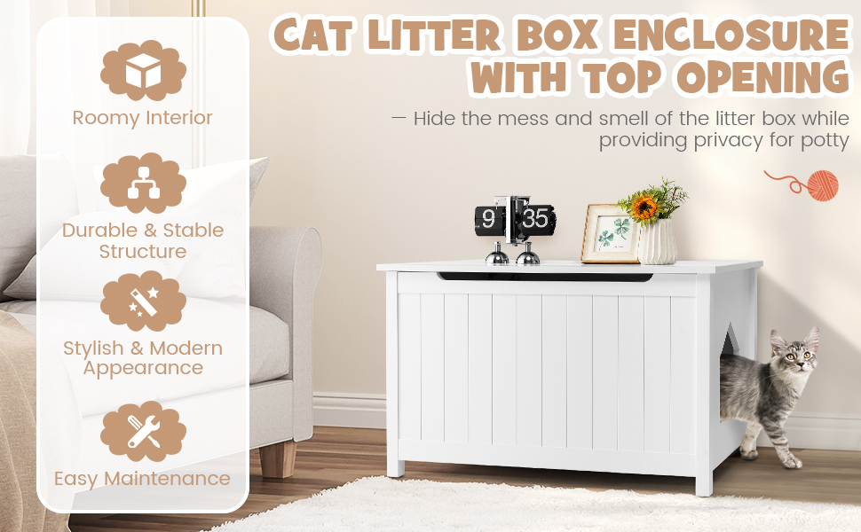 Cat Litter Box Enclosure