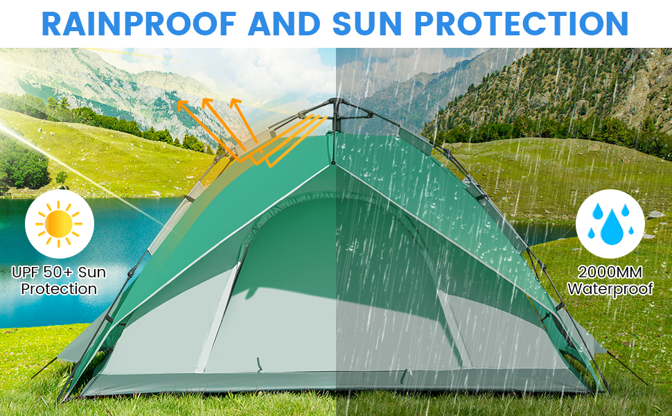 4 person camping tent