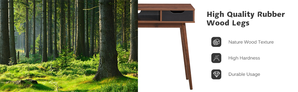 wood desk