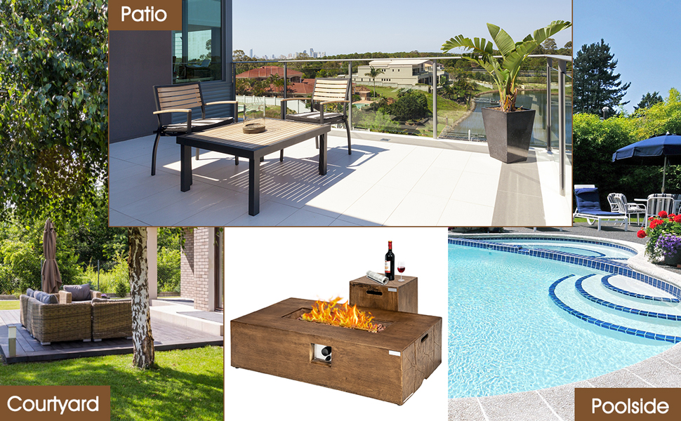 Propane Fire Pit Table