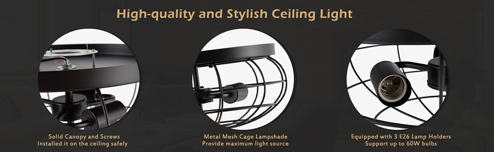 vintage ceiling light