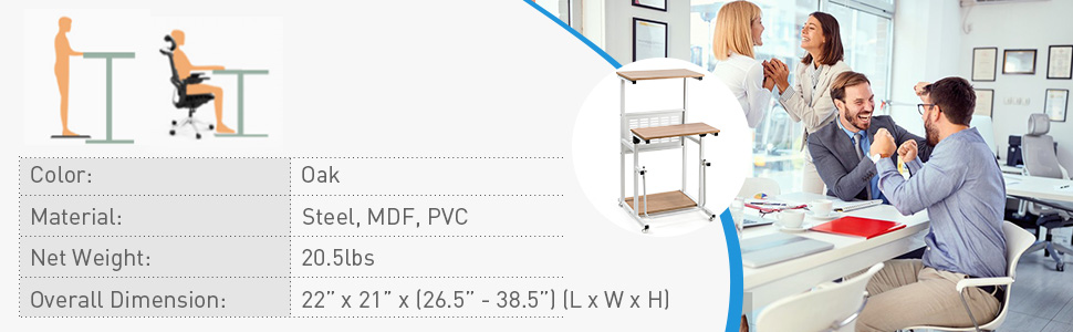 small standing desk