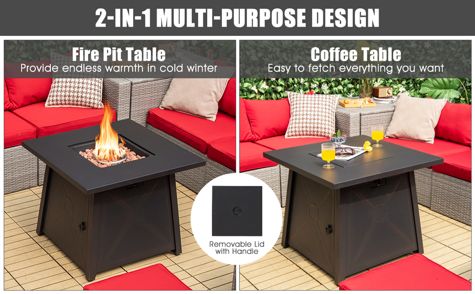 Propane Gas Fire Table