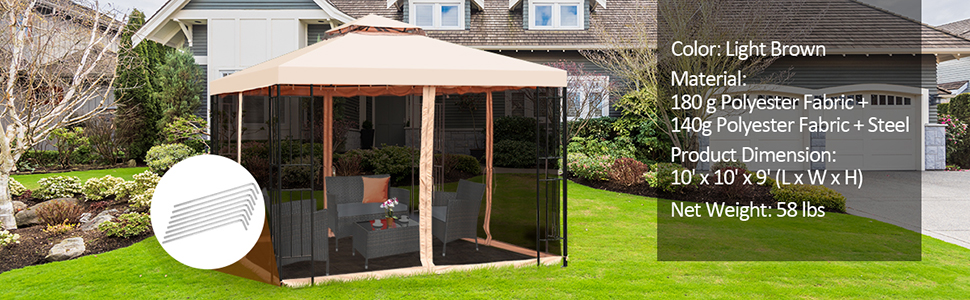outdoor gazebos