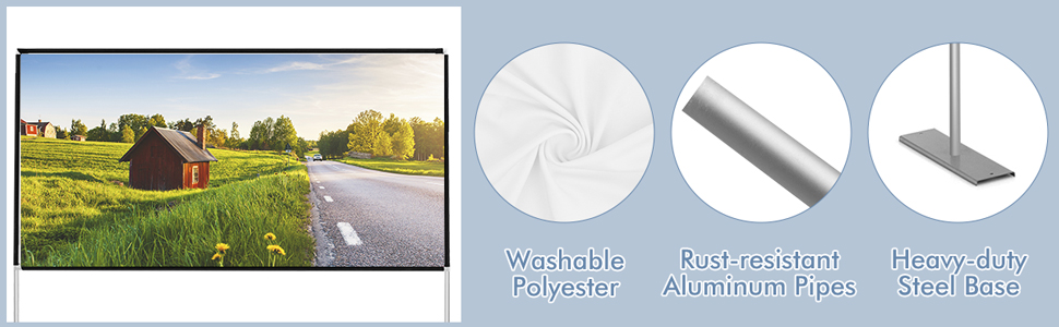 Projector Screen with Stand