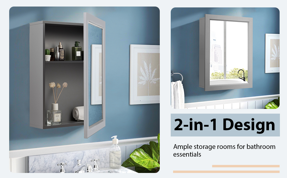 Mirrored Bathroom Cabinet