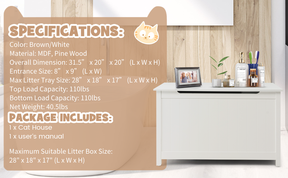 Cat Litter Box Enclosure