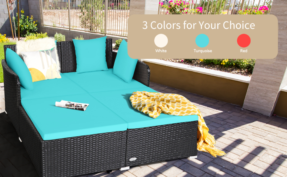 wicker daybed
