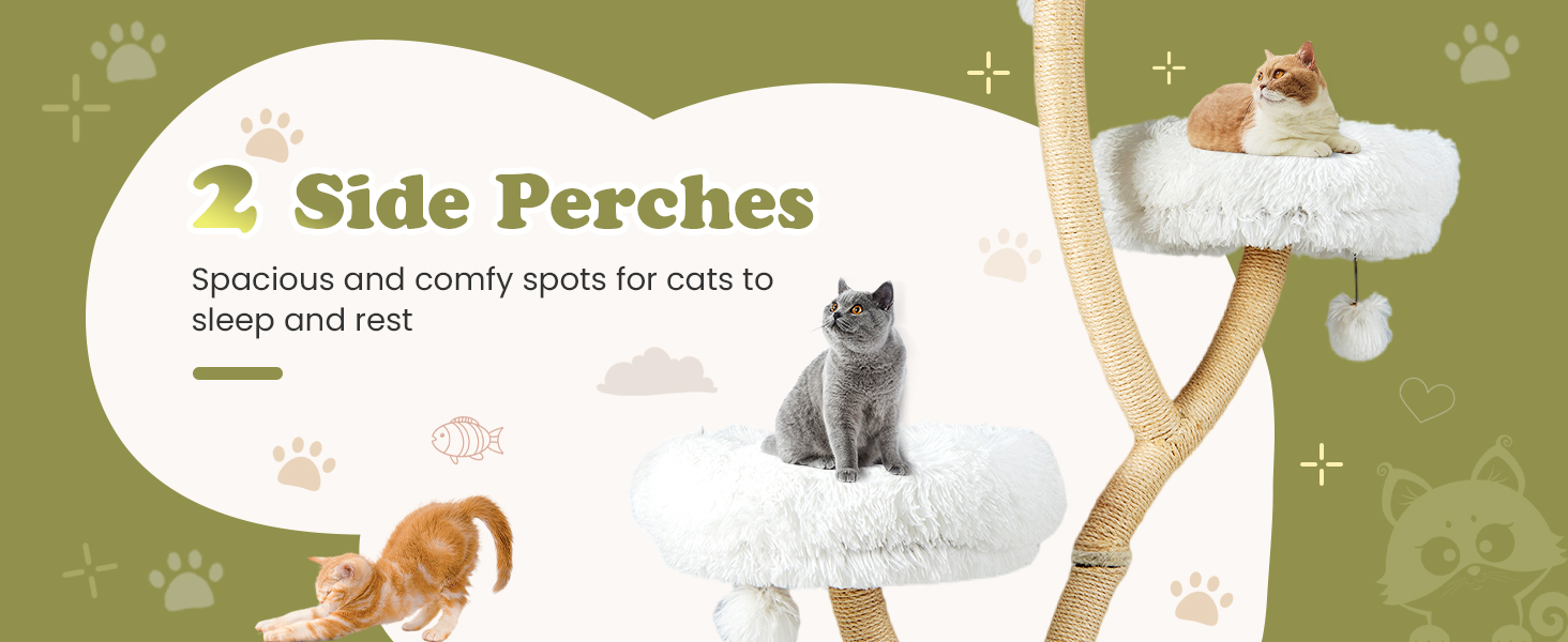 Tall Cat Tree for Indoor Cats