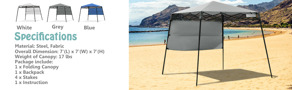 canopy tent 7x7