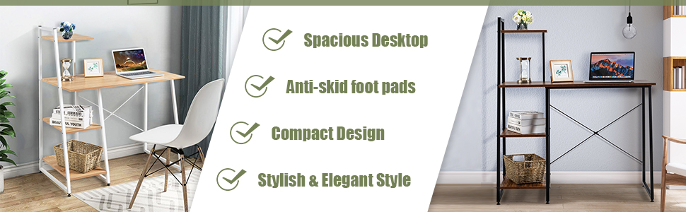 desk with storage