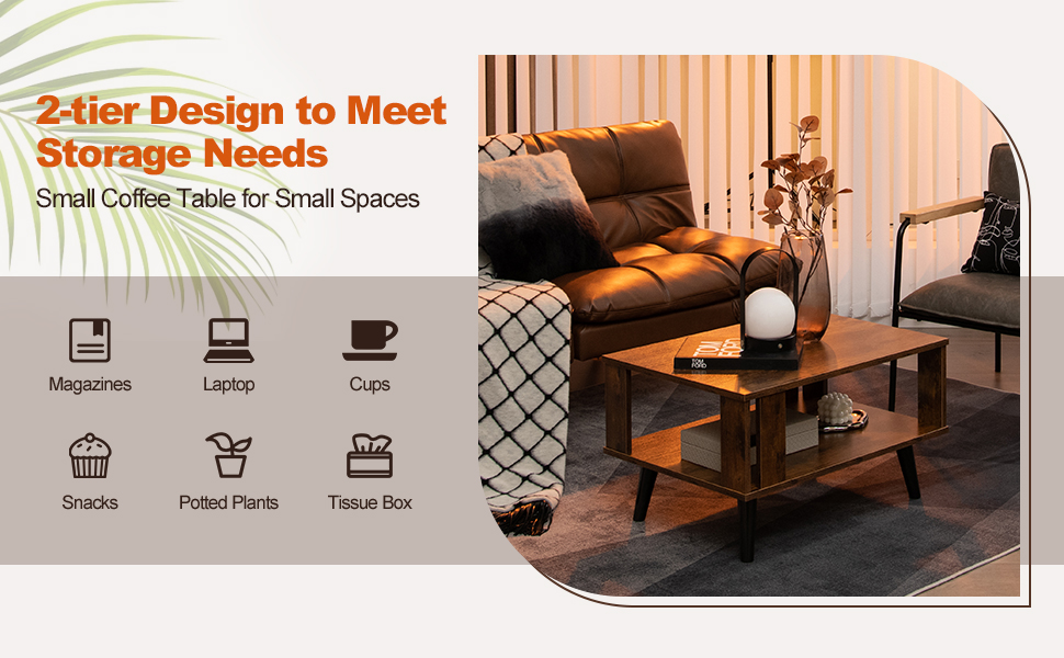 Small Coffee Table for Small Space