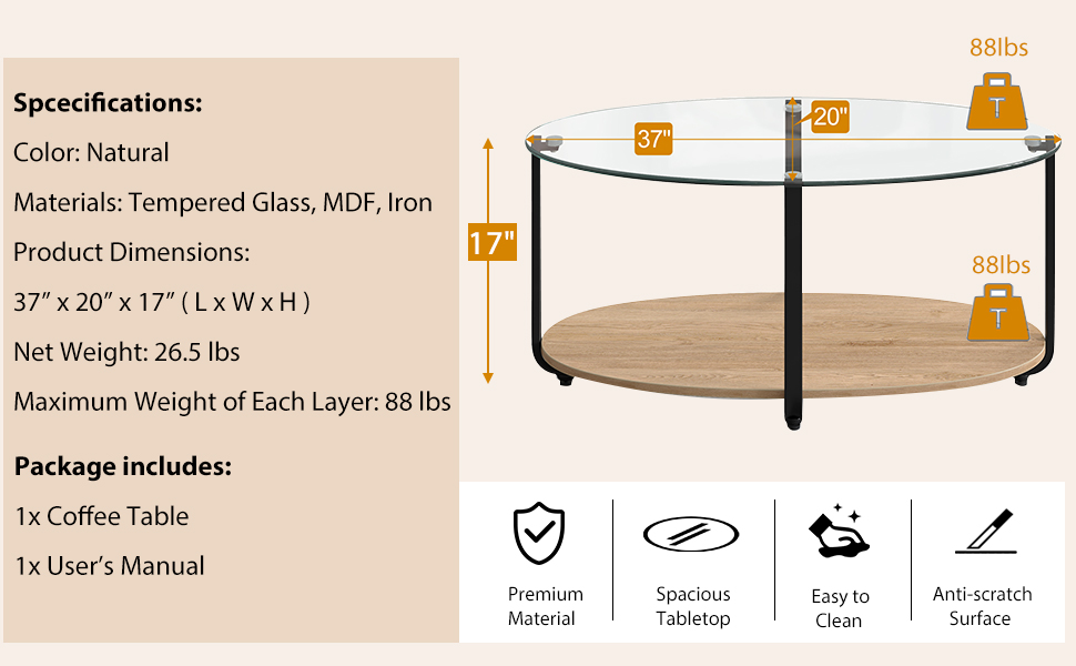 Glass Coffee Table