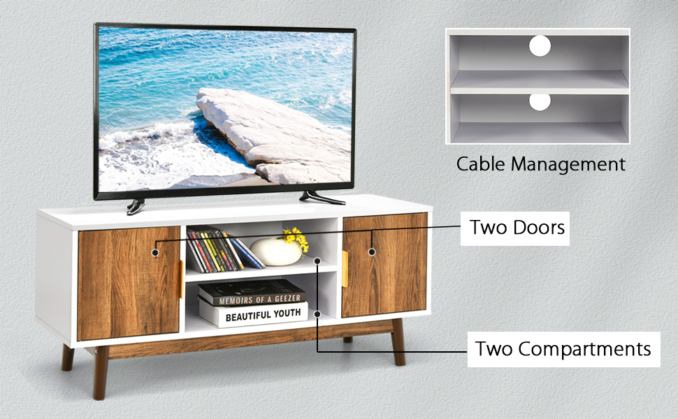 2 Door TV Stand