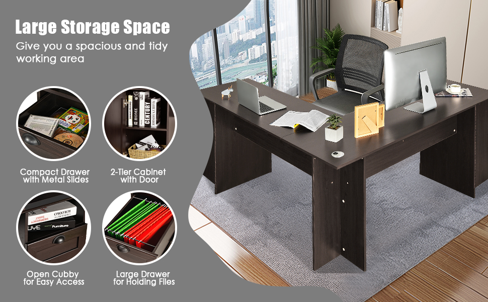 office desk l shaped