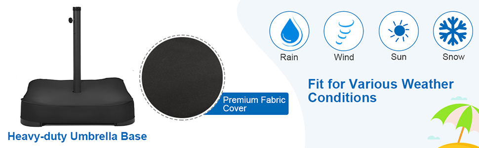 outdoor umbrella base