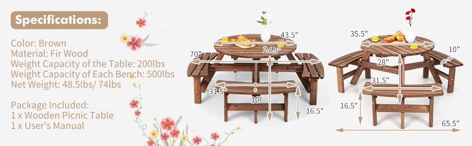 picnic bench