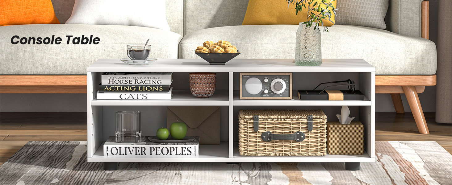 White Wood Entertainment Center