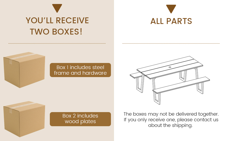 Table Bench Set