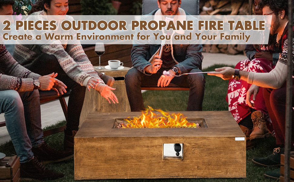 Propane Fire Pit Table