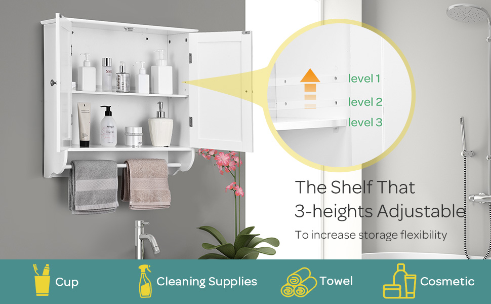 Wall Mounted Bathroom Cabinet