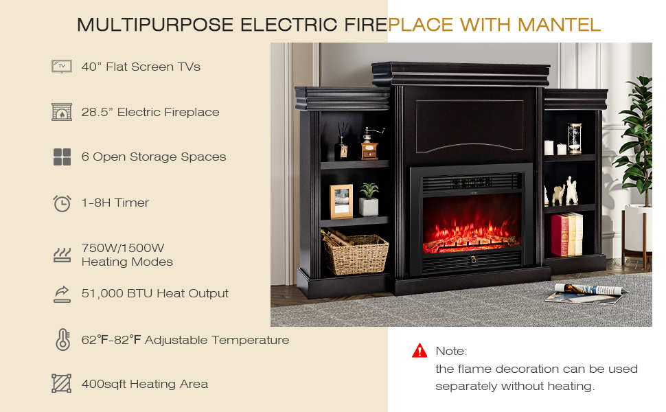 faux fireplace mantel