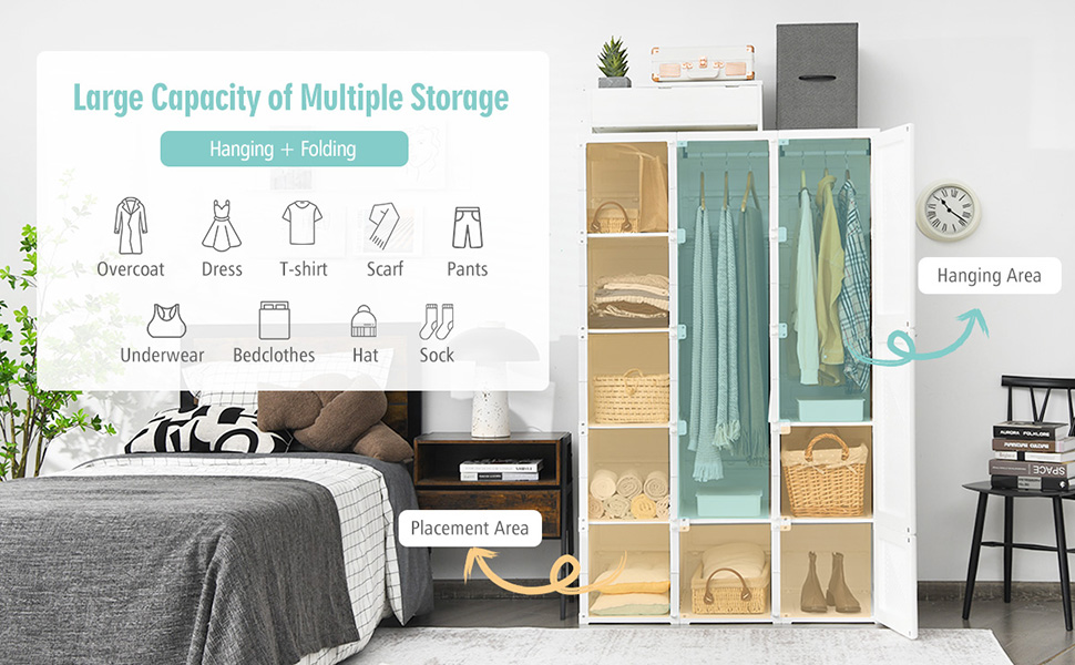 Portable Wardrobe Closet