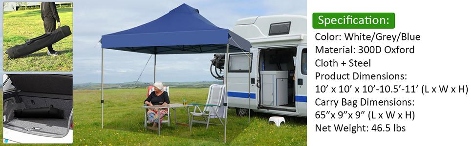 pop up canopy tent