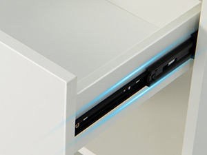 white desk