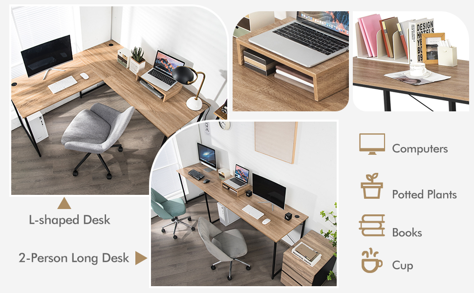 Reversible Corner Desk