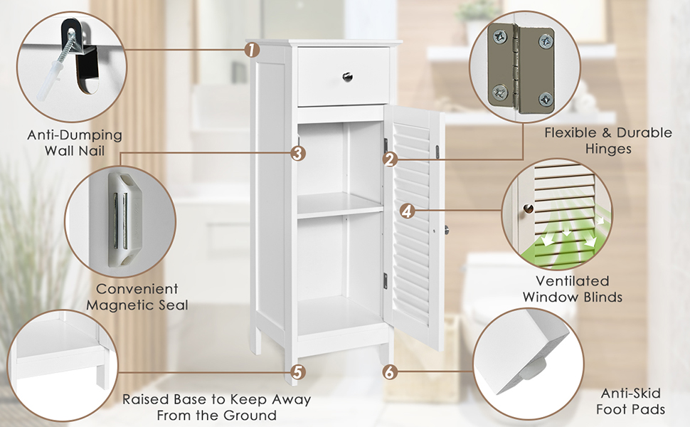Free Standing Storage Cabinet