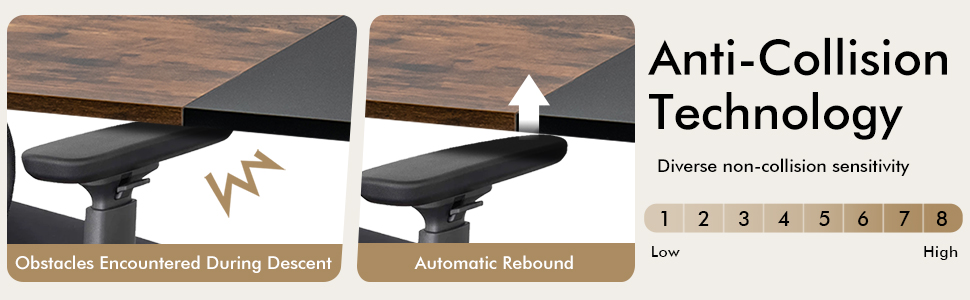 height adjustable standing desk