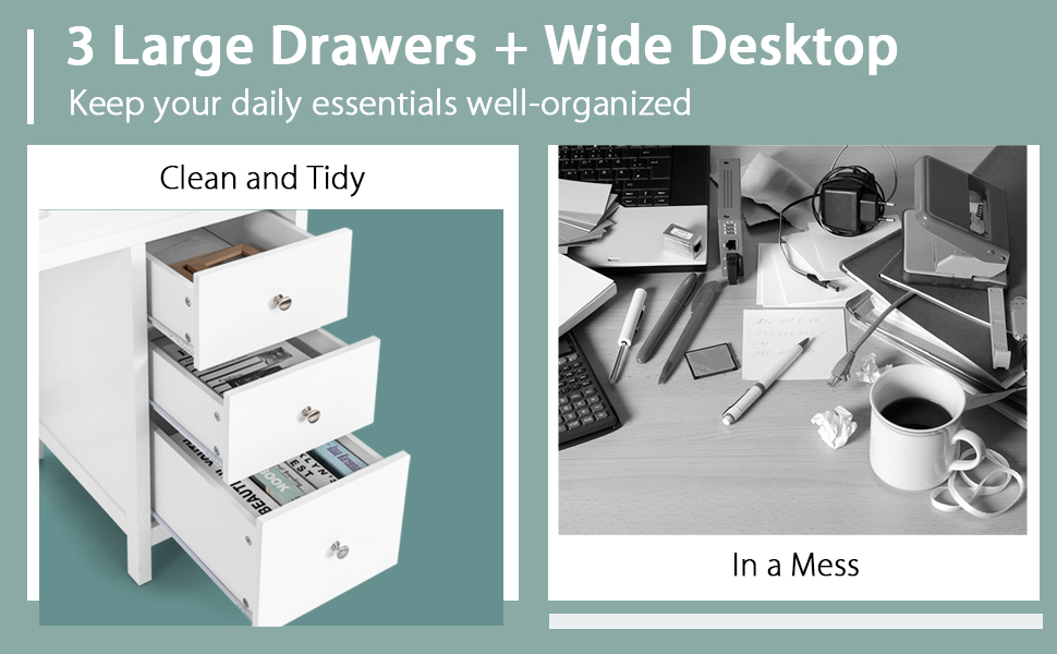 desk with storage