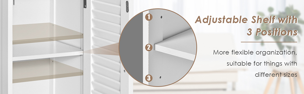 Bathroom Floor Storage Cabinet