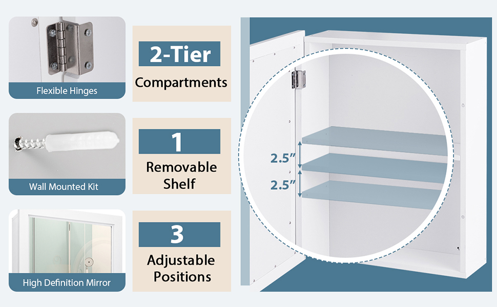 Mirrored Bathroom Cabinet