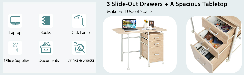 desk with drawers
