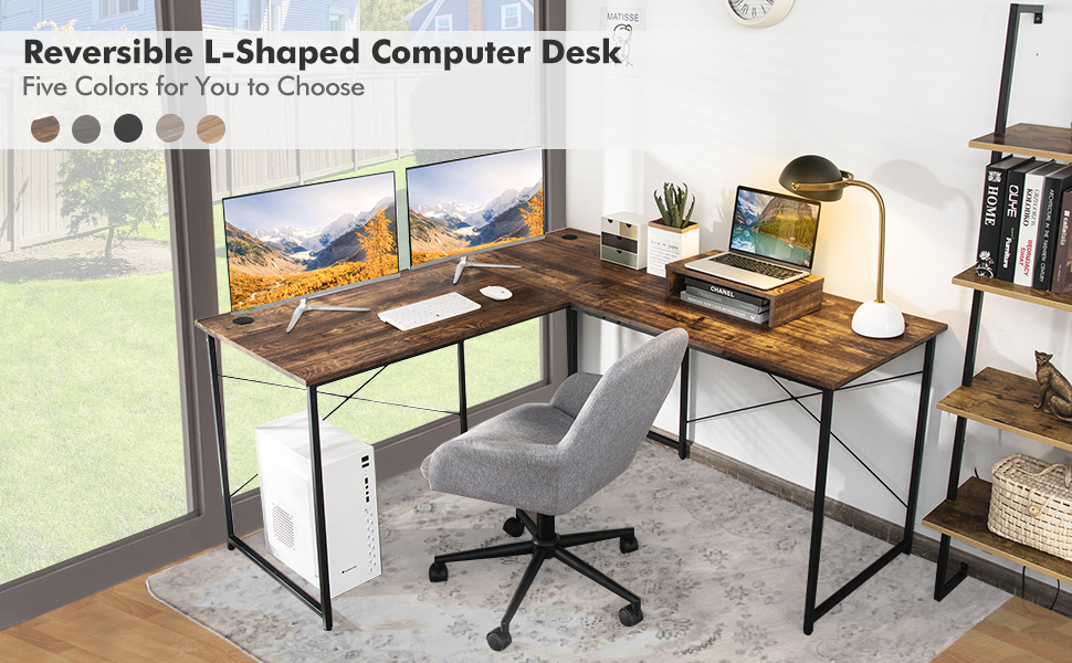 L-Shaped Computer Desk