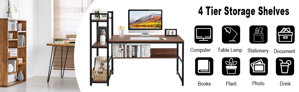 desk with storage