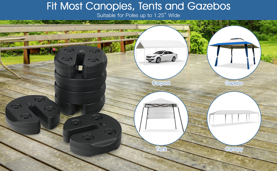 gazebo weight