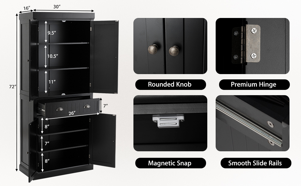 Kitchen Pantry Cupboard Cabinet