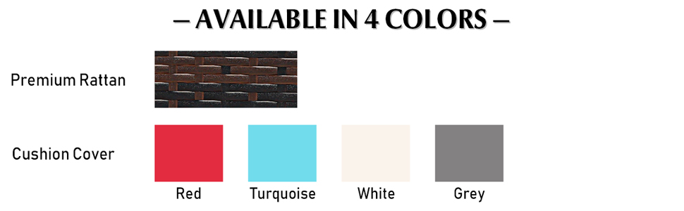 outdoor wicker ottomans