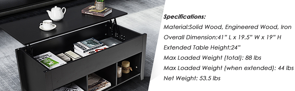 Lift Top Coffee Table
