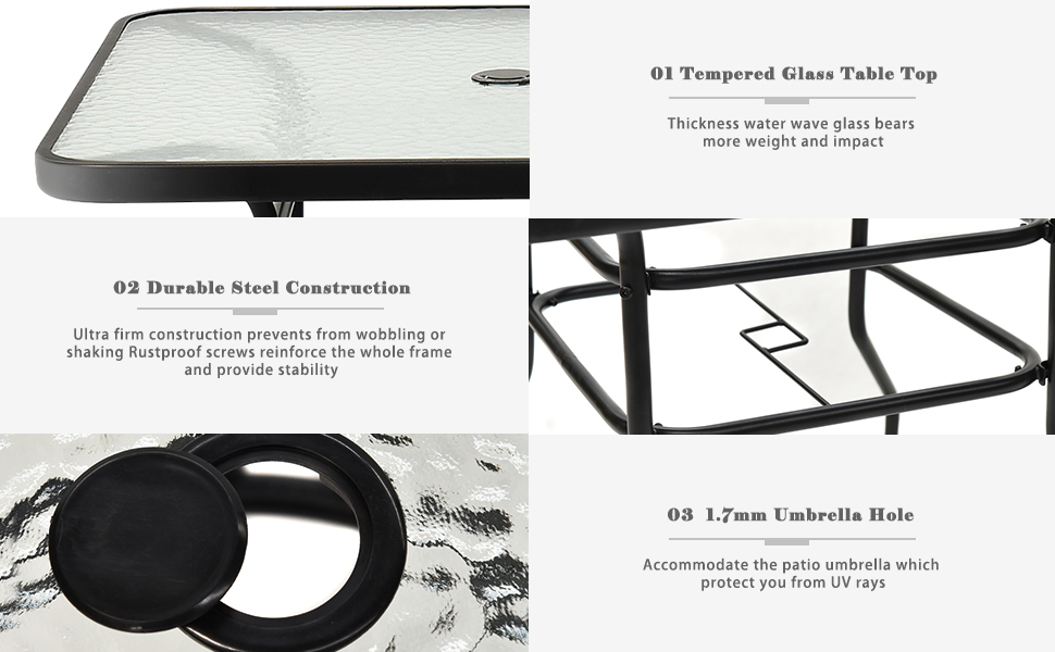 outdoor tables