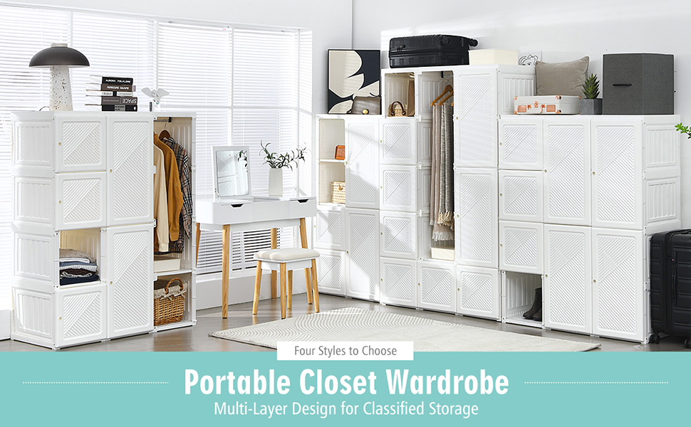 Portable Wardrobe Closet