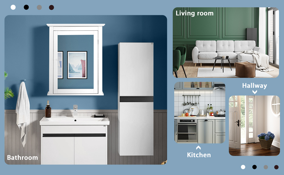 Bathroom Cabinet with Mirror
