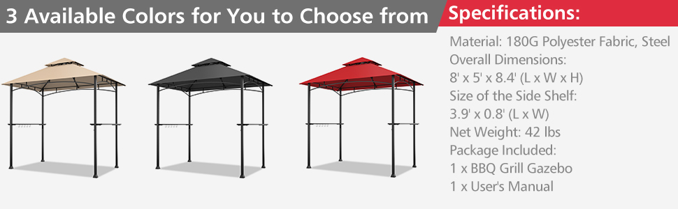 Grill Gazebo Shelter