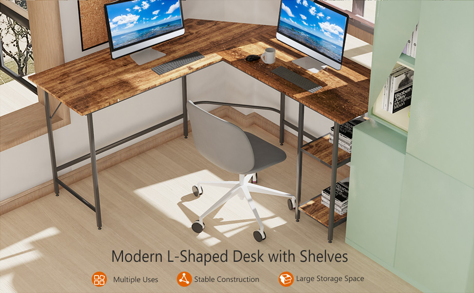 l shaped desk