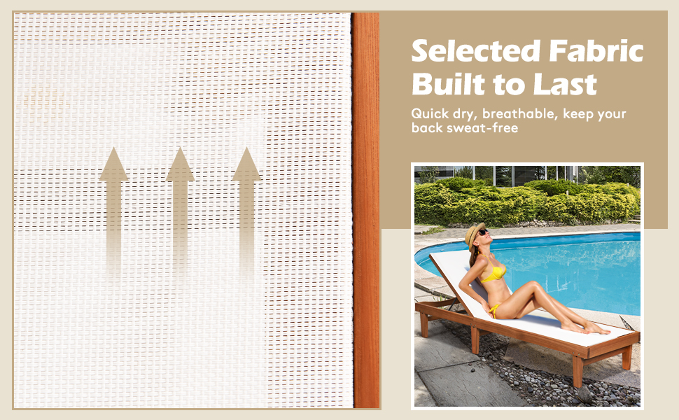 poolside patio chaise