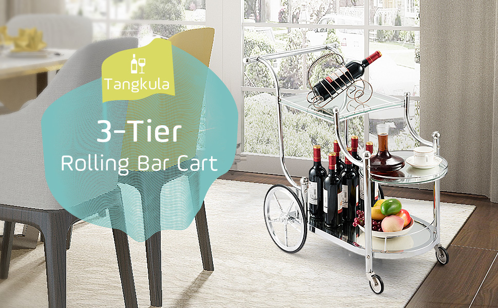 Rolling Bar Cart