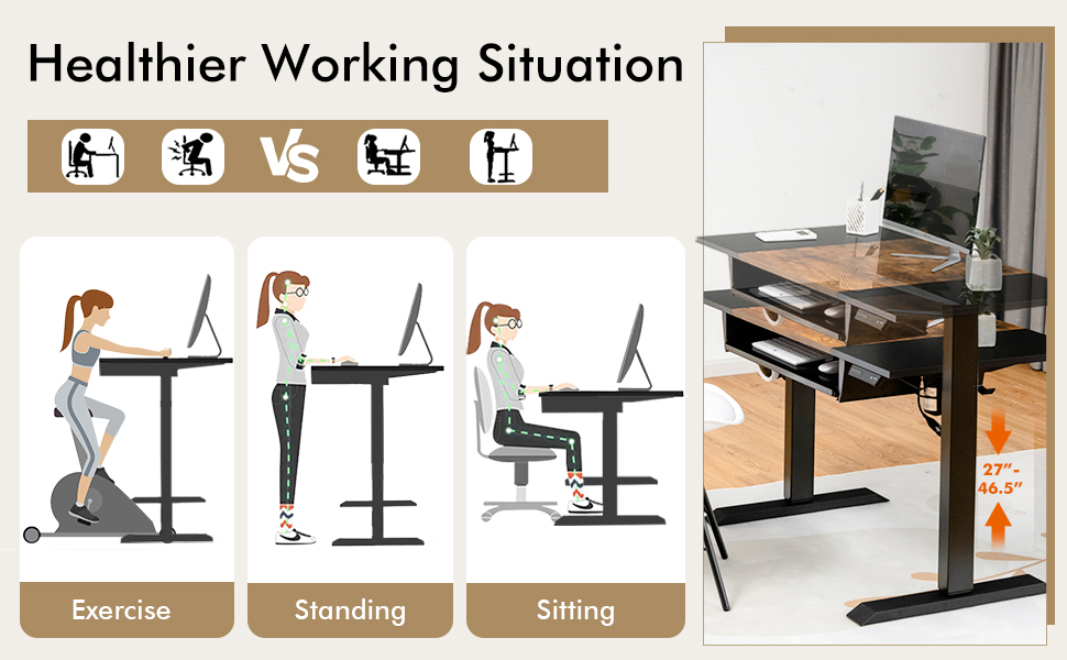 electric standing desk